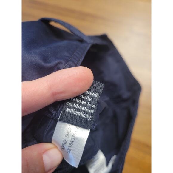 Diane Von Furstenberg DVF Carrie Dress Shorts Women’s 4 Navy High Waisted - Picture 5 of 9